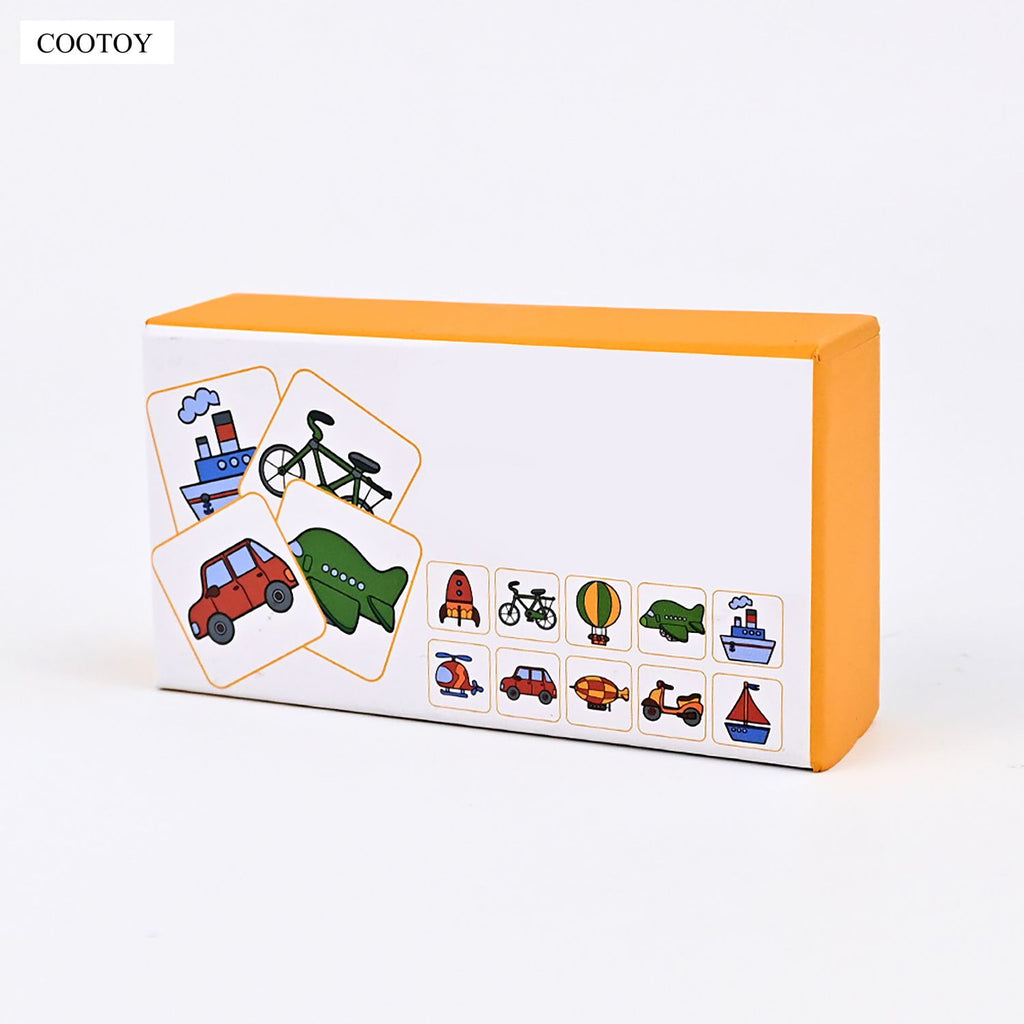 COOTOY Kids Educational Brain Training Cards, Parent-Child Interactive Tabletop Card Game for Thinking Skills