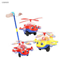 COOTOY Push Along Toy, Airplane Push Along Toy with Bell