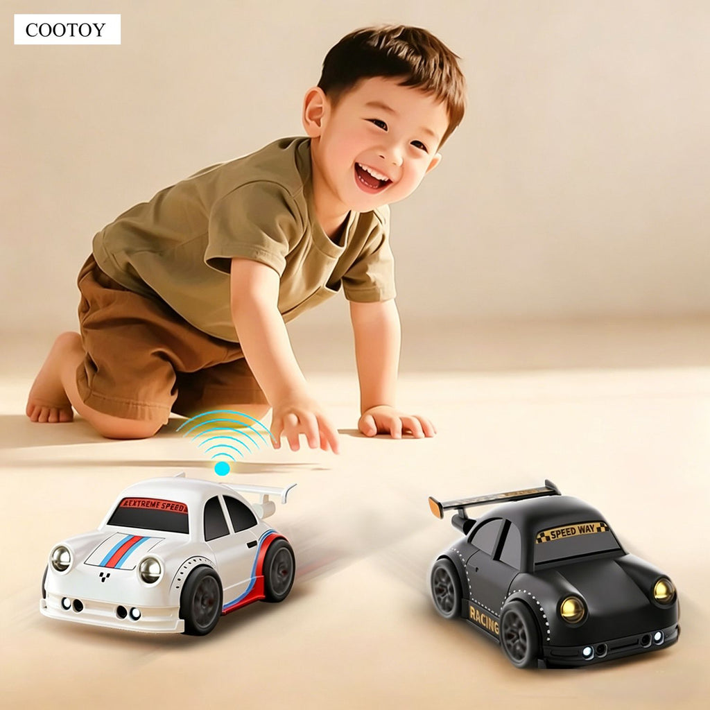 COOTOY Mini Remote Control Drift Car Toy, Smart Gesture Sensing Follow RC Car