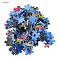 COOTOY 1000 Piece Jigsaw Puzzle for Adults, Blue Core Cardboard Puzzle Toy