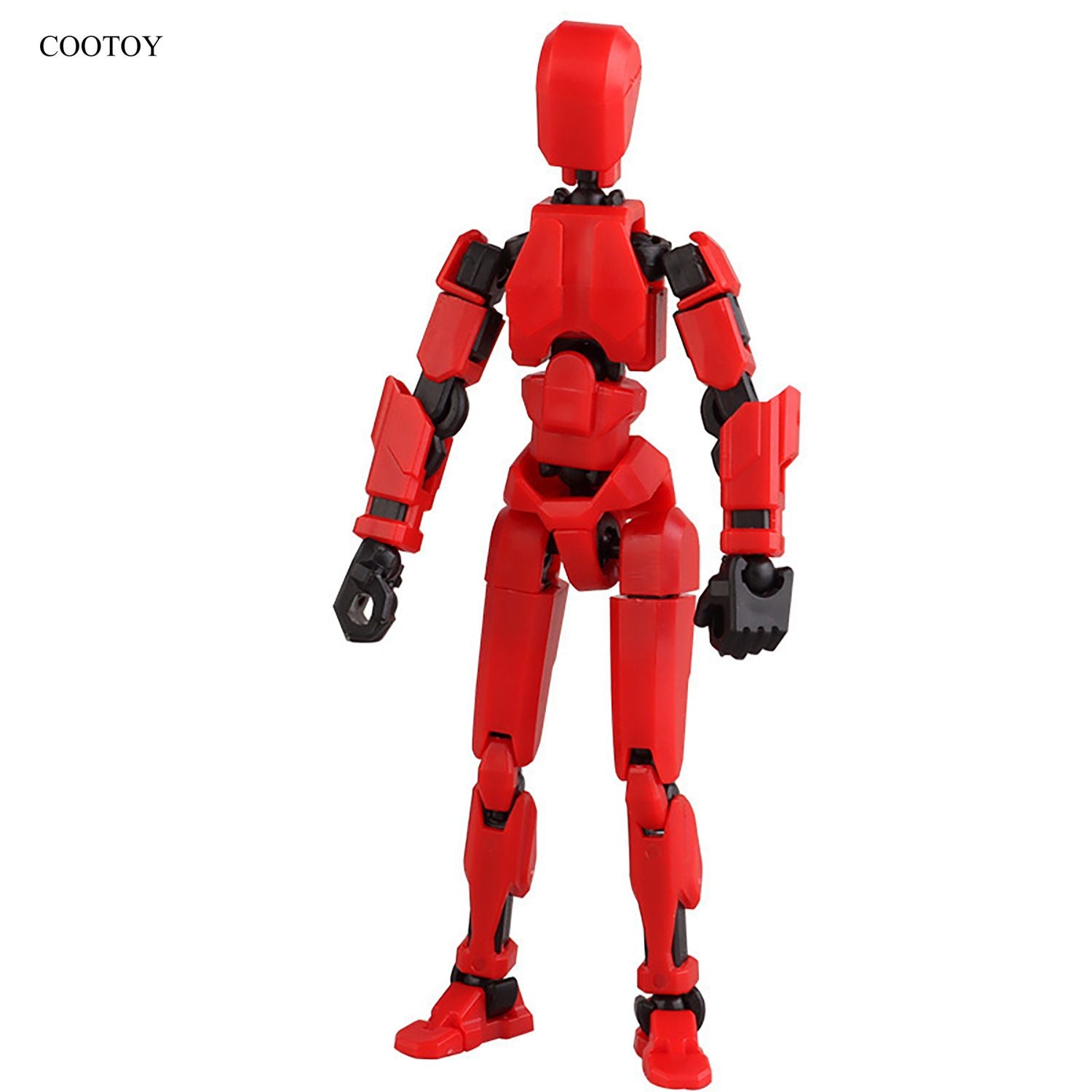 COOTOY Toy Figures, 3D Printed Articulated Action Figure Doll with Movable Joints