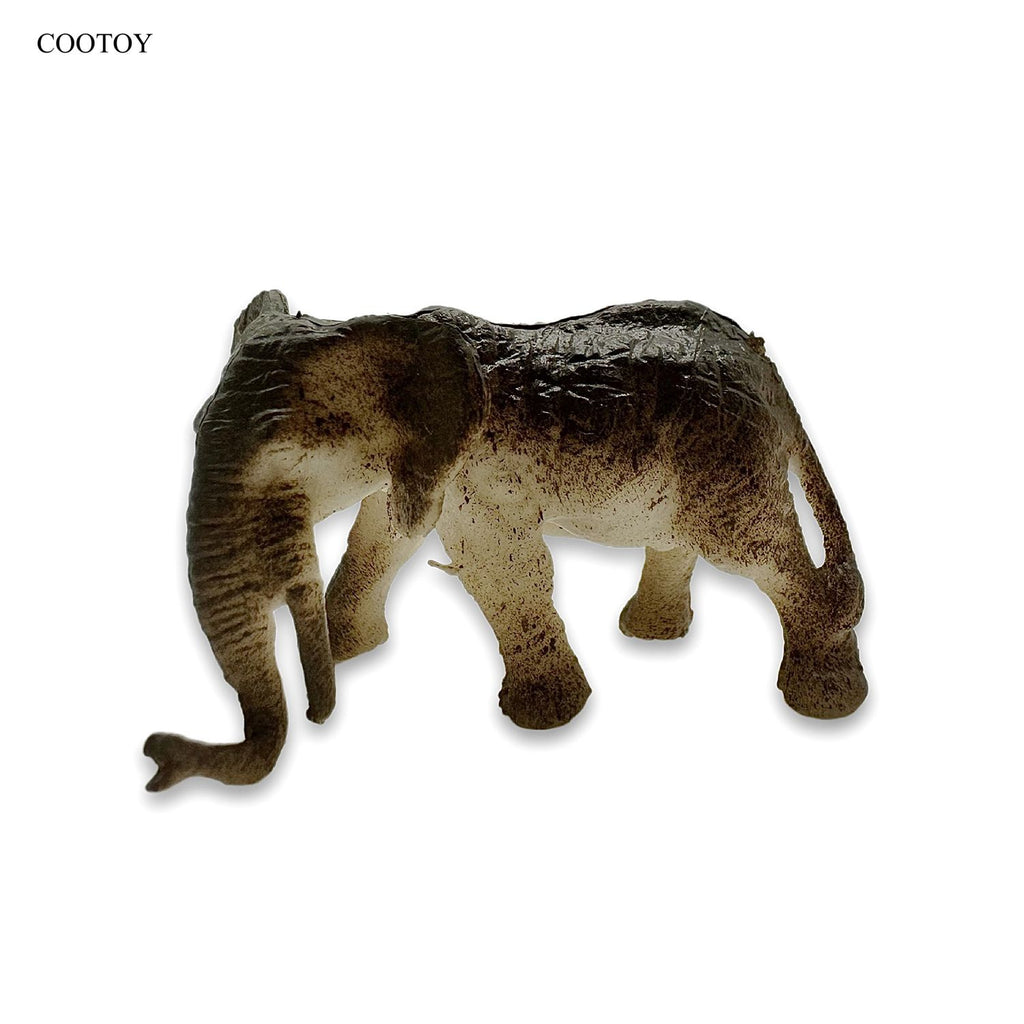 COOTOY 12-Piece Realistic Wild Animal Figures Set, Solid Safari Animal Figurines